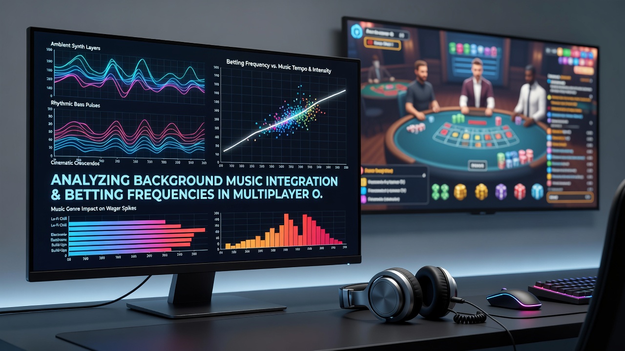 Grafische Auswertung von Betting-Frequenzen in Abhängigkeit von unterschiedlichen Musikgenres während Online-Poker-Sessions