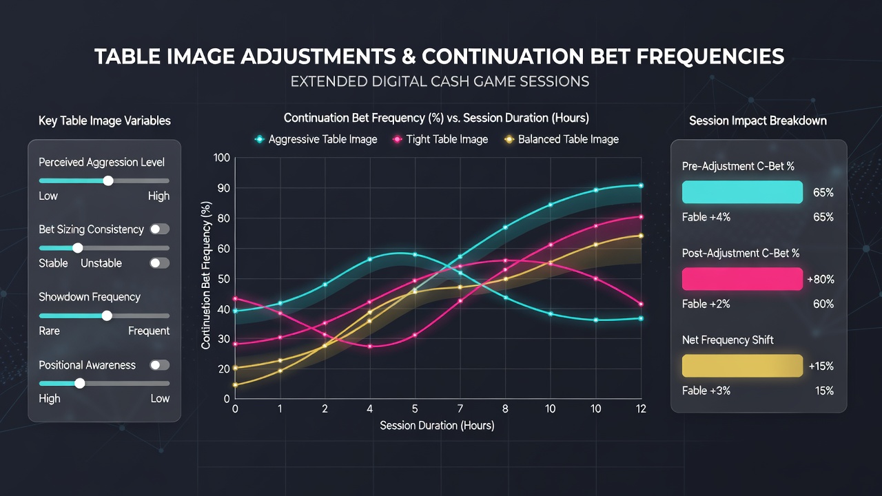 Analyse von Frequenzverschiebungen durch Image-Anpassungen in Cash-Game-Sessions