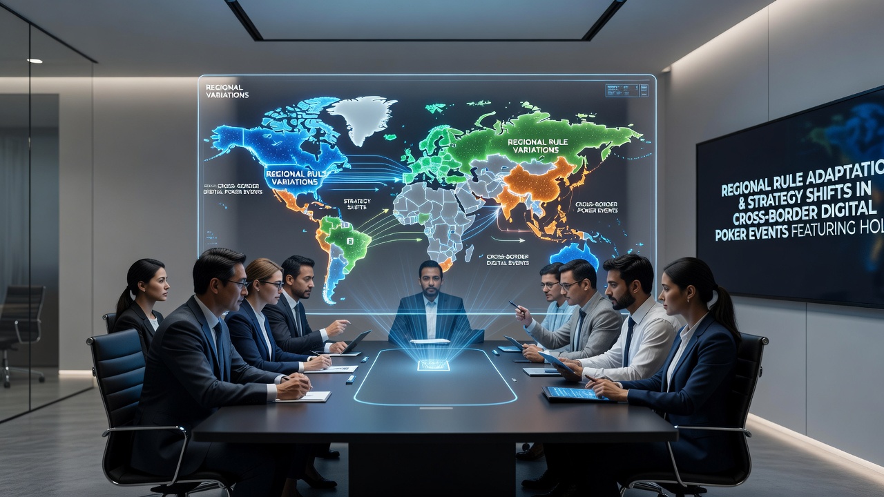 Strategieanpassungen durch regionale Regelunterschiede in digitalen Hold'em und Omaha Events