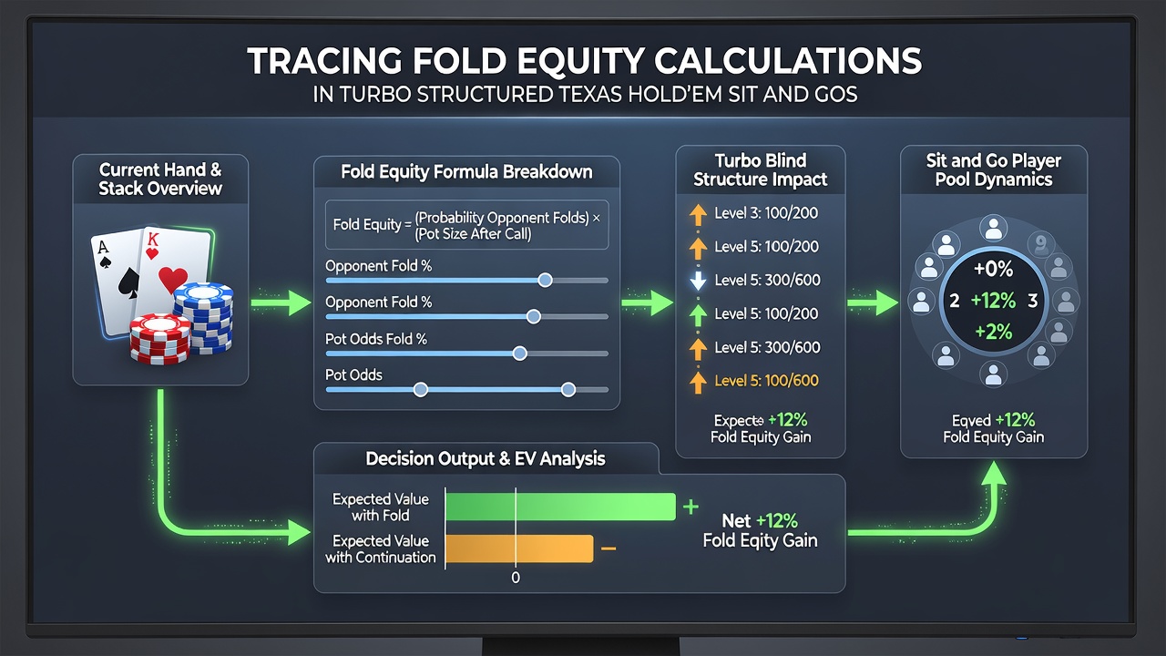 Beispiel für Range-Analyse und Fold Equity Tracking in Sit and Go Turnieren